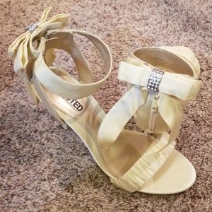 Ivory Satin Wedding Shoes